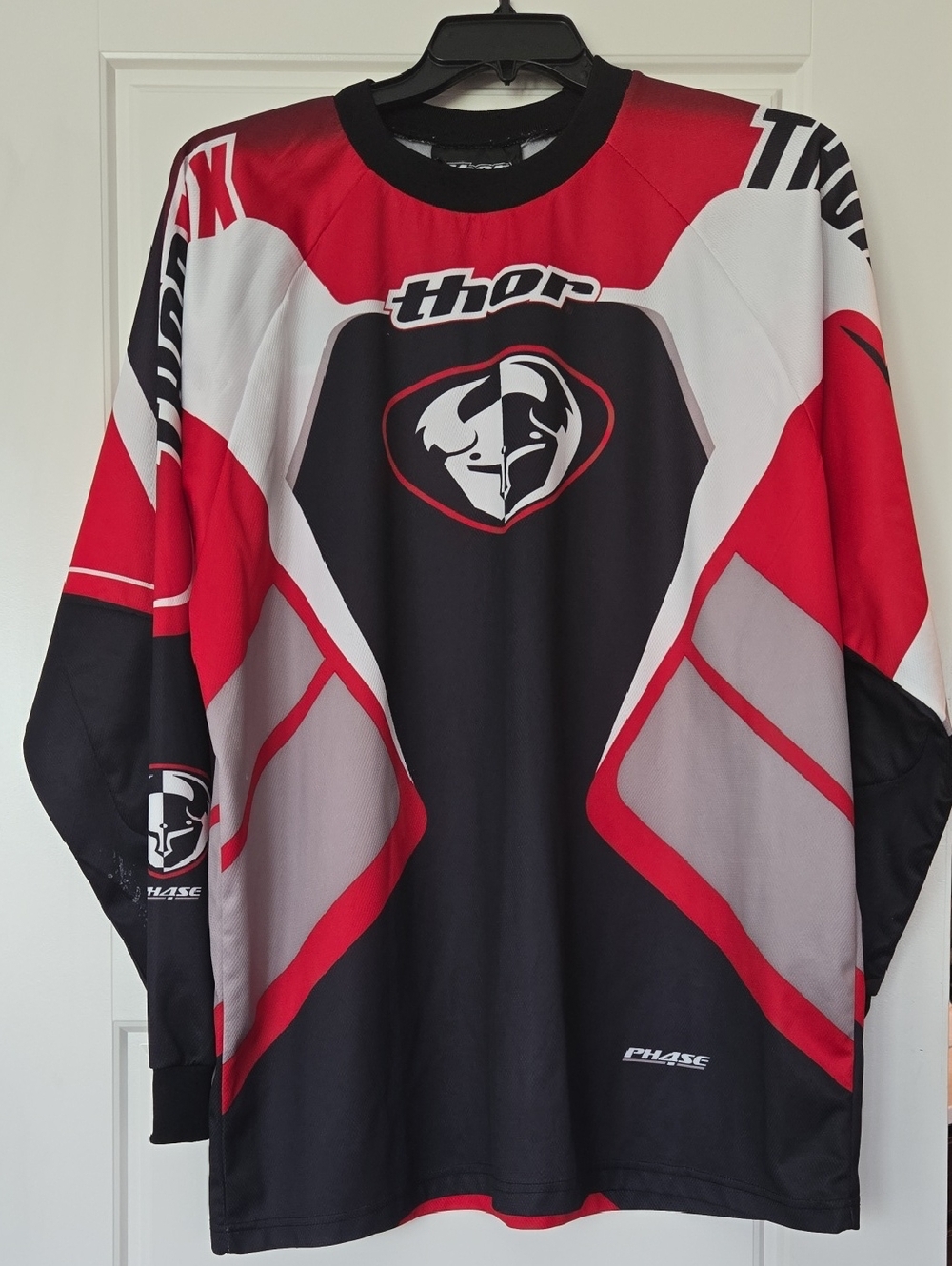 Thor Red Black White Motocross Race Jersey